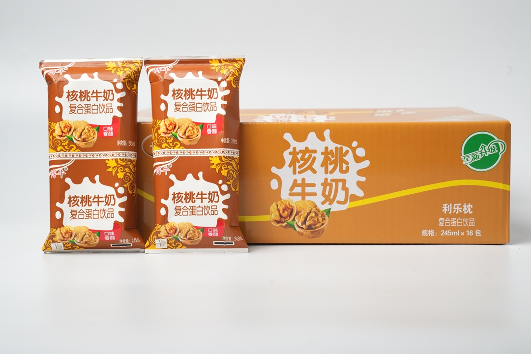 博牛利乐枕核桃牛奶
