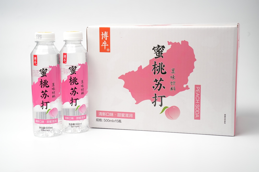 博牛蜜桃苏打饮料