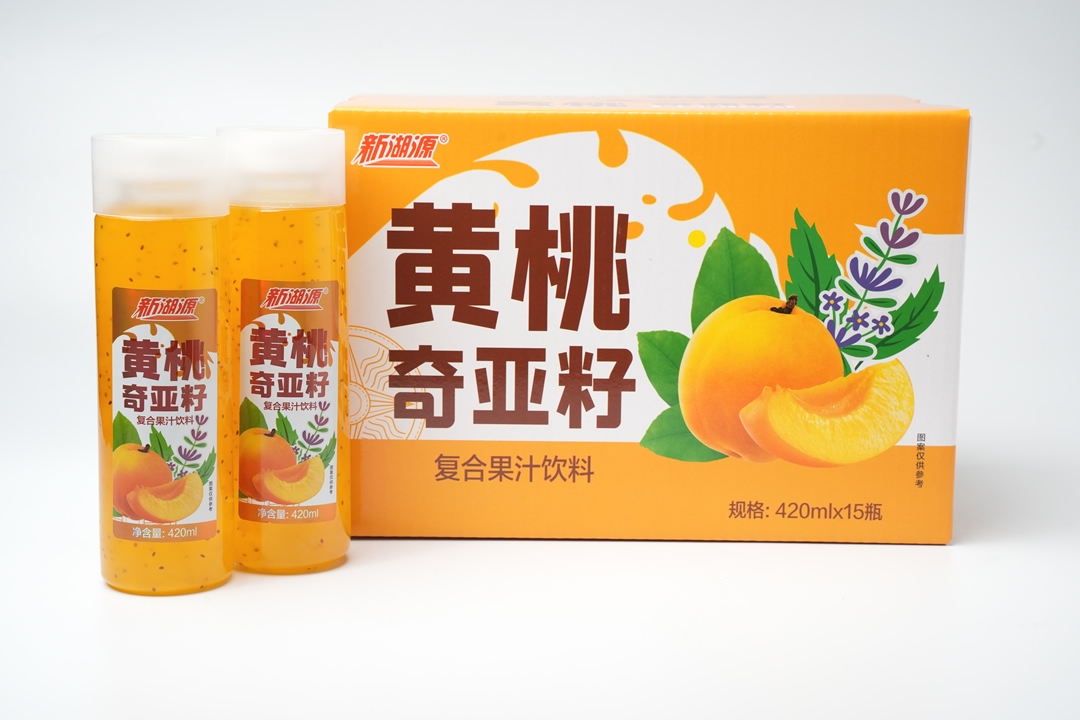 新湖源420毫升奇亚籽黄桃