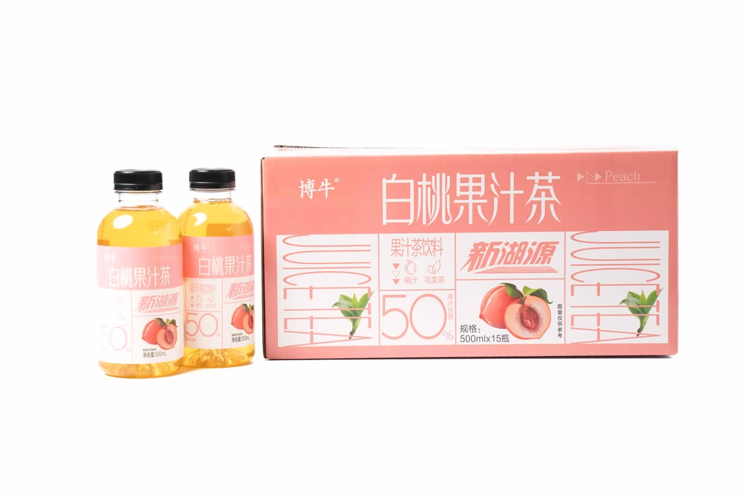 新湖源白桃果汁茶