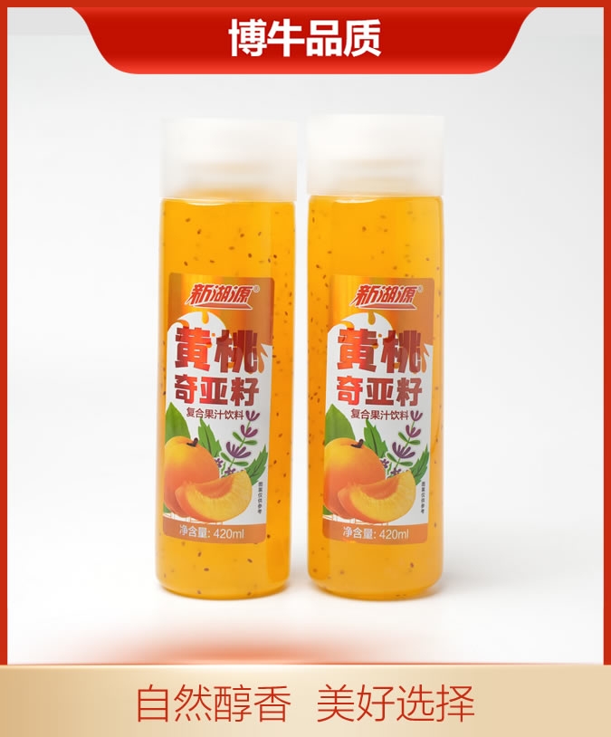 新湖源420毫升奇亚籽黄桃